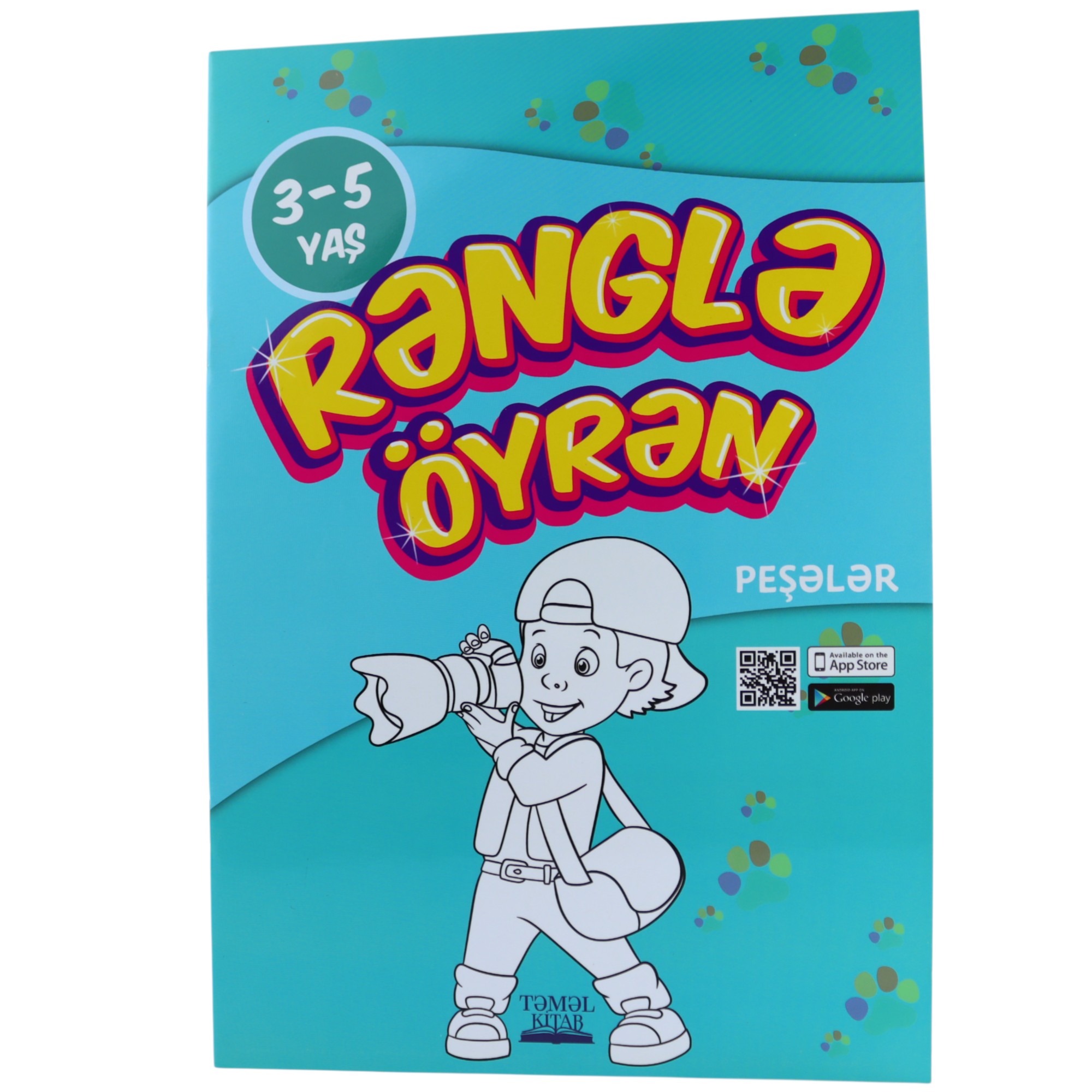 Rənglə Öyrən 3-5 yaş / Peşələr / Təməl Kitab